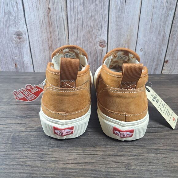 Vans Mid Slip SF MTE Suede Slip On Shoes Pumpkin Spice White Men's 6 Women's 7.5 - Picture 4 of 10